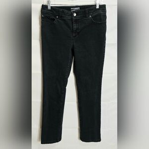 Chico’s SO Slimming Black Jeans Size 0.5 Stretch Mid Rise